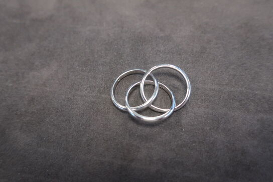 Luxury Trio Ring str. Q