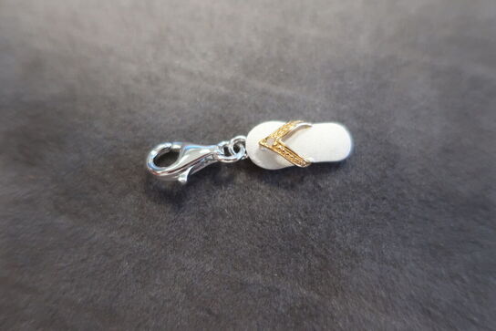 Charms Flip Flop Silver Charm