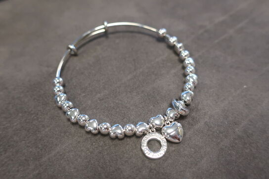 Bangle Silver Heart Bangle
