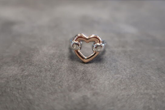 Just Add Love Bonded Heart Rings - Rose str. R