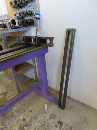 Test/rette bænk med værktøj