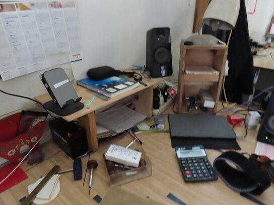 Arbejdsplads med indhold