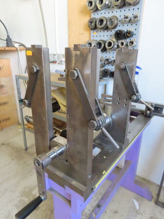 Test/rette bænk med værktøj