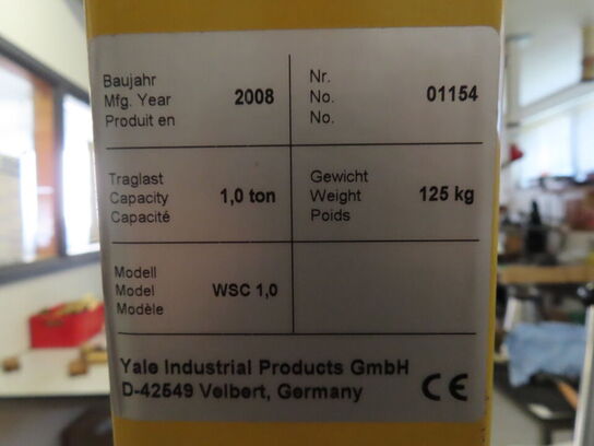 Girafkran, YALE 1.0 ton