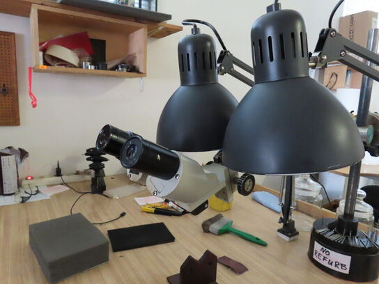 Arbejdsplads med indhold