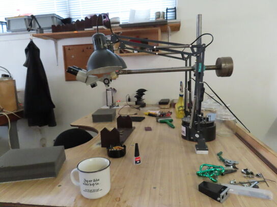 Arbejdsplads med indhold