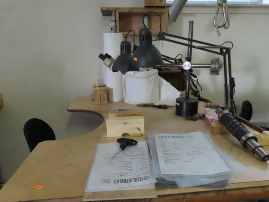 Arbejdsplads med indhold