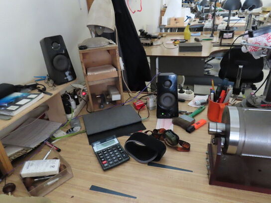 Arbejdsplads med indhold