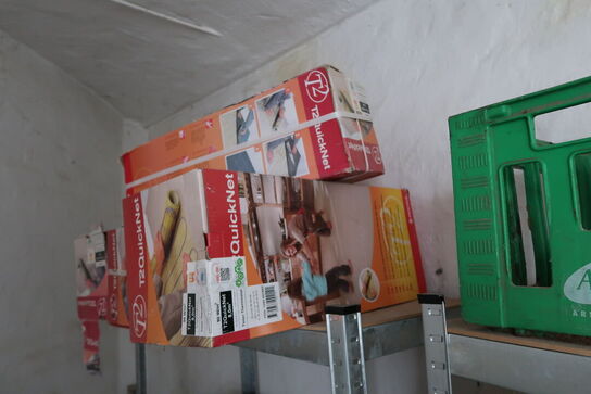 2 stk. lagerreoler med div. Varelager og reservedele