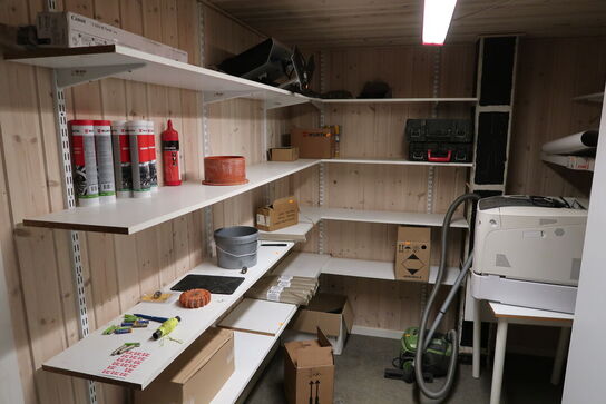 Div. Pistolskum WÜRTH, affaldssække m.m.