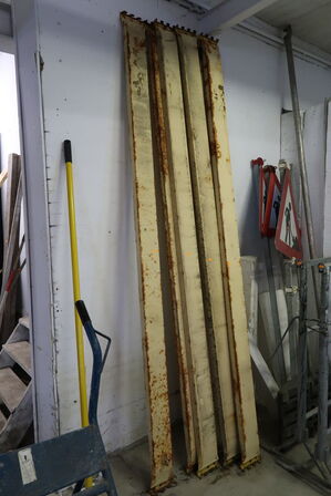 3 fag pallereoler uden indhold