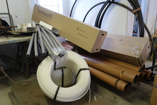 Div. Rør, rørisolering, kloakrør m.m.