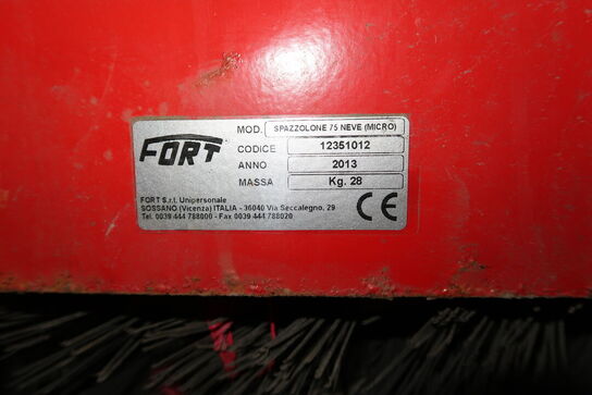 Fejemaskine FORT SPAZZOLONE 75 NEVE (MICRO)