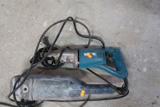 2 stk. håndværktøj MAKITA, BOSCH