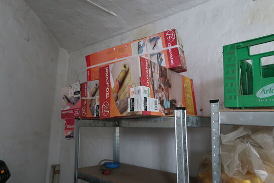 2 stk. lagerreoler med div. Varelager og reservedele