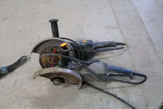 2 stk. vinkelslibere BOSCH, MAKITA