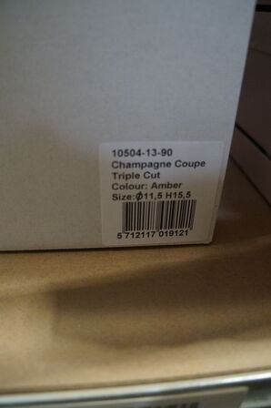 6 stk. Champagne glas LOUISE ROE