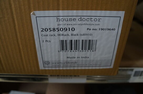 2 stk. Knagerækker HOUSE DOCTOR
