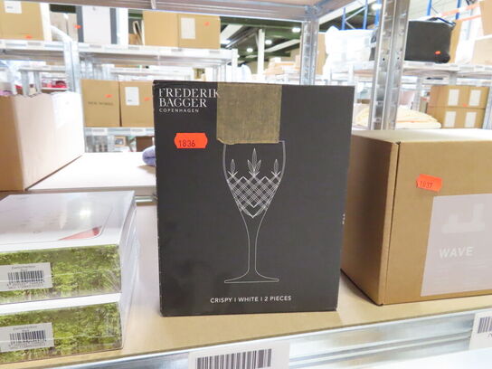 2 stk. Glas FREDERIK BAGGER