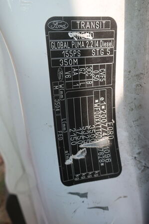 Varebil FORD TRANSIT 2.2 TDCI (155HK) CHASSIS FWD MAN