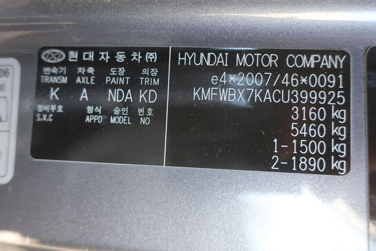 Varebil HYUNDAI H1 2.5 CRDI KASSEVOGN