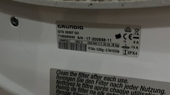 Tørretumbler, brugt  GRUNDIG