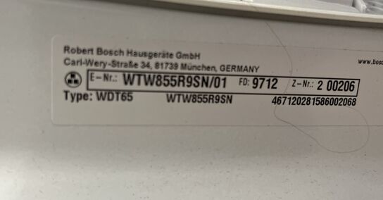 Tørretumbler, brugt  BOSCH