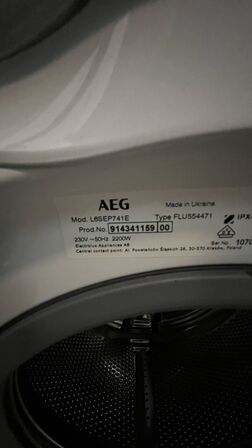 Vaskemaskine, brugt  AEG