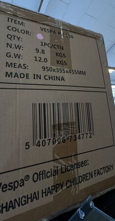 Børnescooter.  VESPA. 