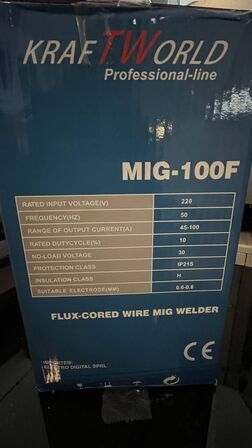 Svejseanlæg, ubrugt  KRAFTWORLD