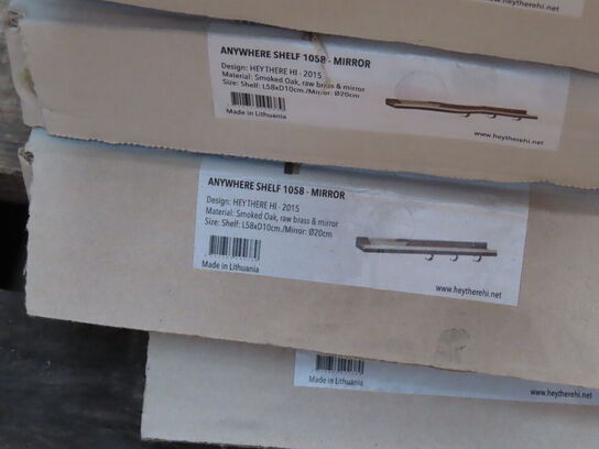 10 stk ANYWHERE SHELF 1058/SMOKED