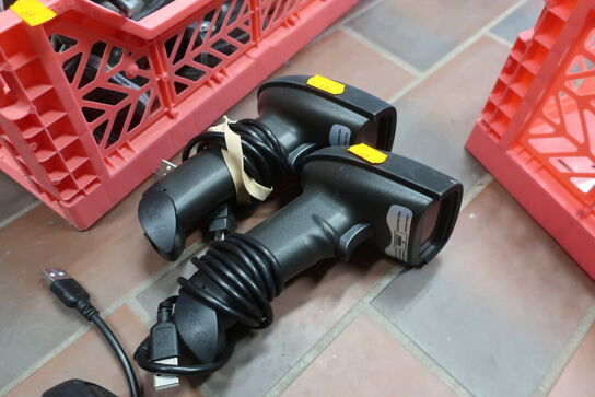 2 stk. trådløse håndscannere 