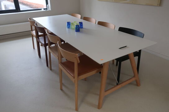 Spisebord samt 8 stk. spisebordsstole ANDERSEN FURNITURE 