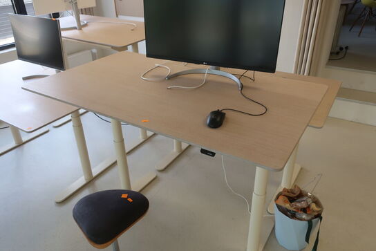 El. hæve/sænke skrivebord MONTANA uden indhold