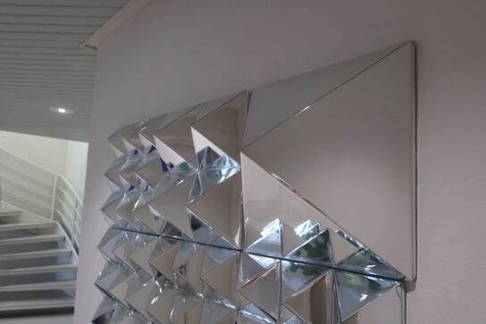 2 stk. vægdekorationer VERPAN Mirror Sculpture 