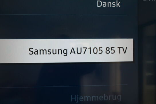 Fjernsyn 85" SAMSUNG AU7105 85 