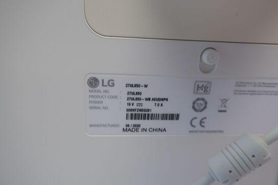 Monitor 27" LG 27UL850-W