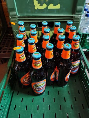 4 ks. øl samt løse flasker