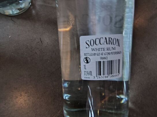 5 fl. Hvid rom SOCCARON