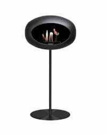 Le Feu Dome - Steel high - sort med stål ben 