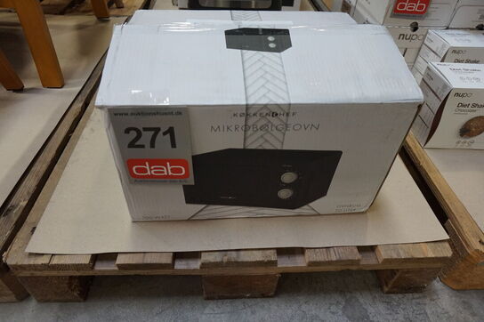 Køkkenchef mikrobølgeovn 700w 20L. Sort