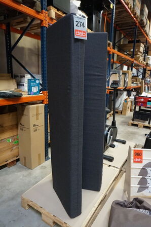 Sleepy 3-delt foldemadras 150x180x12 cm Antracit 