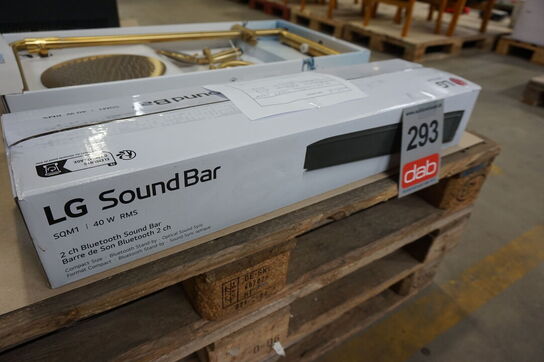 LG SQM1 soundbar 40 W - sort 