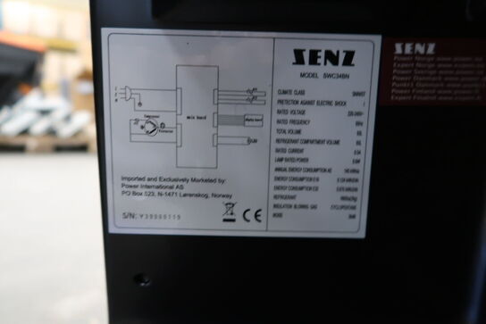 Senz vinkøleskab SENZ SWC34BN