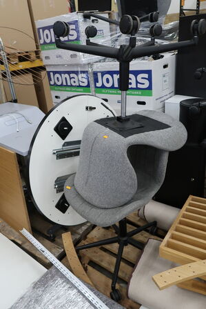 4 stk. Stole på hjul ZUIVER