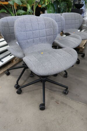 6 stk. stole på hjul ZUIVER