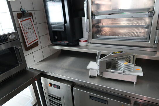 Rustfri stålbord med varmskuffe HATCO Drawer Warmer (varmeskabe medfølger ikke)