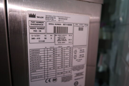 Softicemaskine TAYLOR H63-58