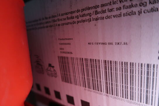 Div. Fritureolie samt mel