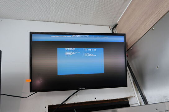 3 stk. computerskærme SAMSUNG, NEC samt betjeningspanel